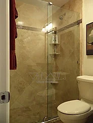 Euro Slide Frameless Sliding Shower Door by Vitralum